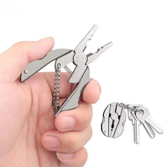 Mini Portable Pocket Plier Keychain Hand Tool Kit